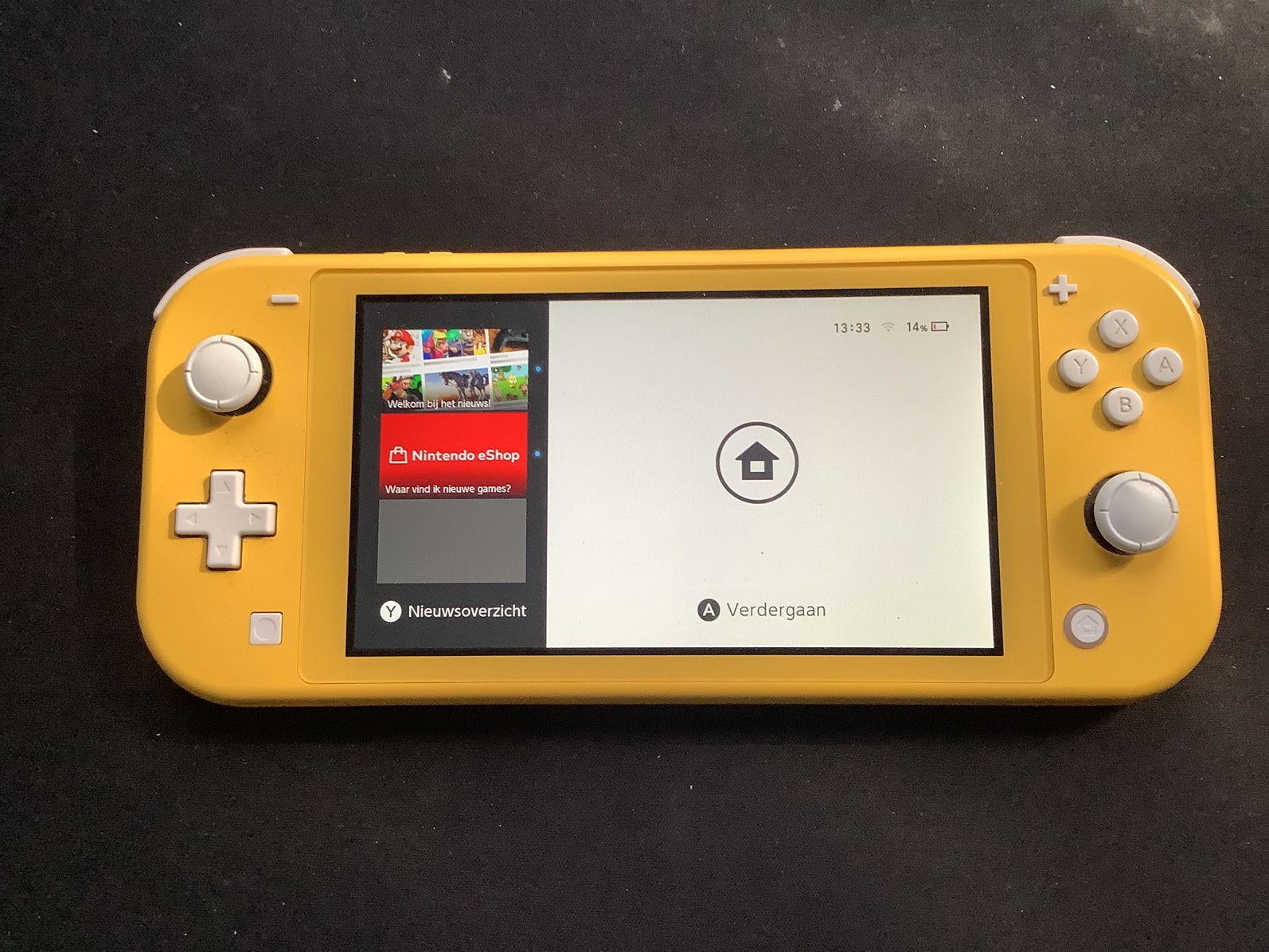 Nintendo switch lite geel, Spelcomputers en Games, Ophalen of Verzenden, Zo goed als nieuw, Zonder controller, Switch Original