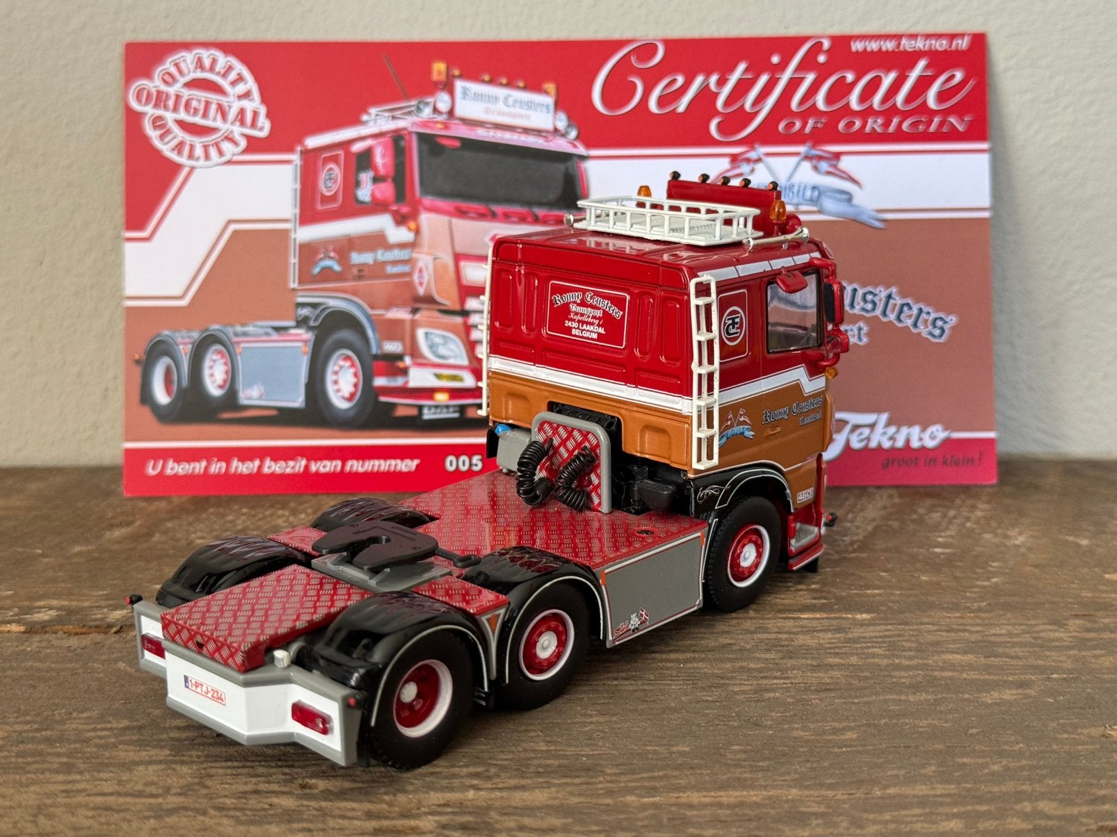 Tekno - DAF XF 6x2 Ronny Ceusters, Ophalen of Verzenden, Zo goed als nieuw, Bus of Vrachtwagen, Tekno