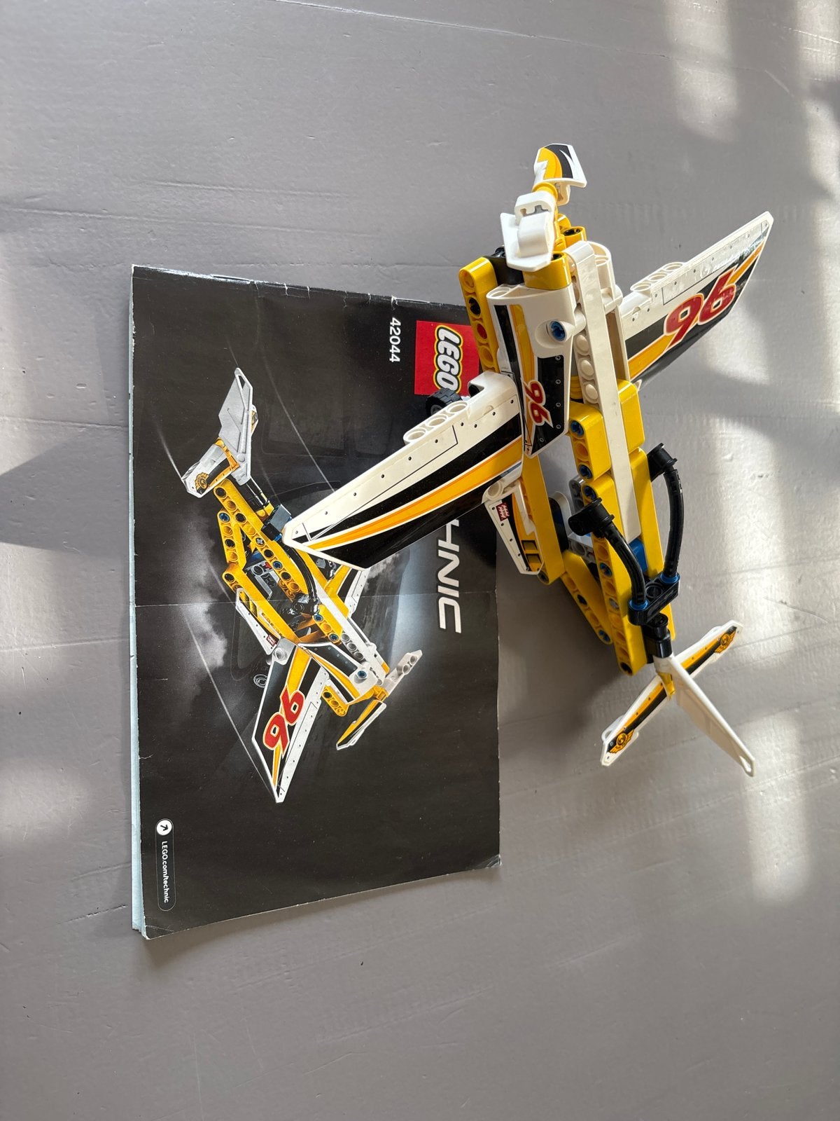 Lego Technic Racevliegtuig 42044 - Compleet met instructies, Gebruikt, Lego, Ophalen of Verzenden, Complete set