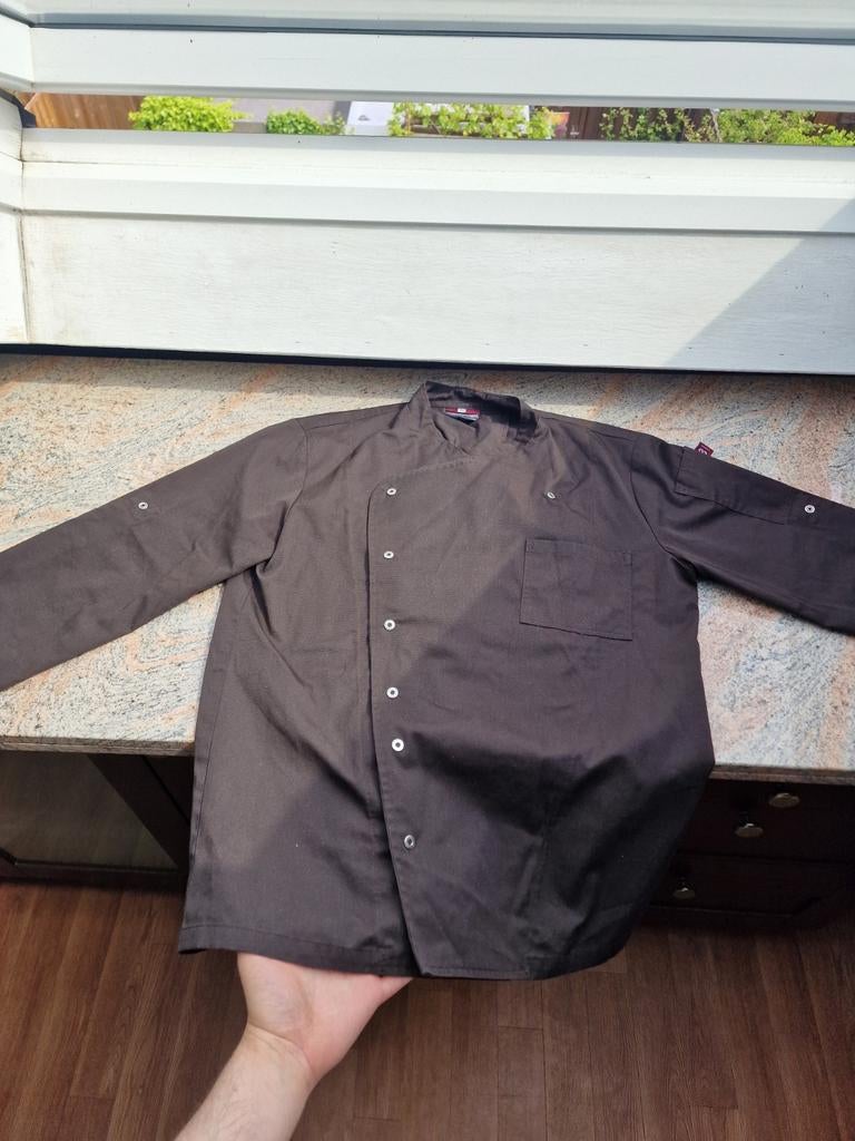 Professionele Koksbuis / Koksjas / Chef Jacket Bruin, Ophalen of Verzenden, Nieuw, CG workwear
