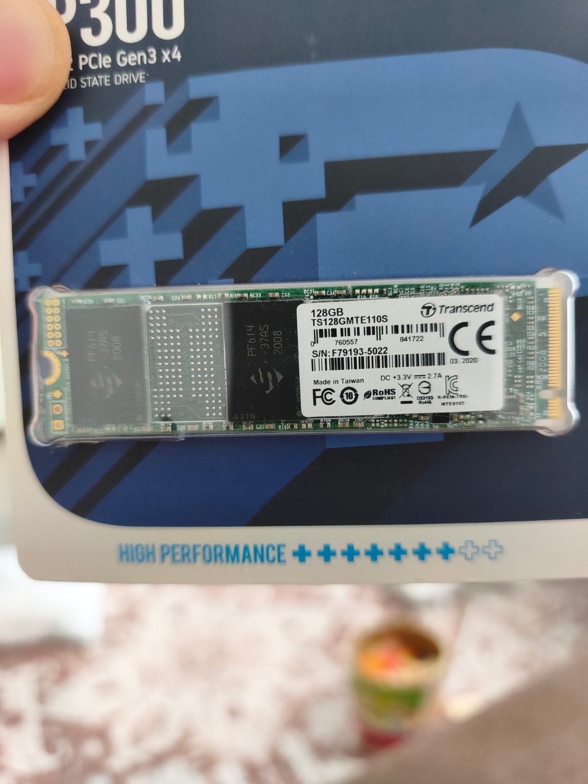 128gb. m.2. ssd, Ophalen of Verzenden, Zo goed als nieuw, 128gb