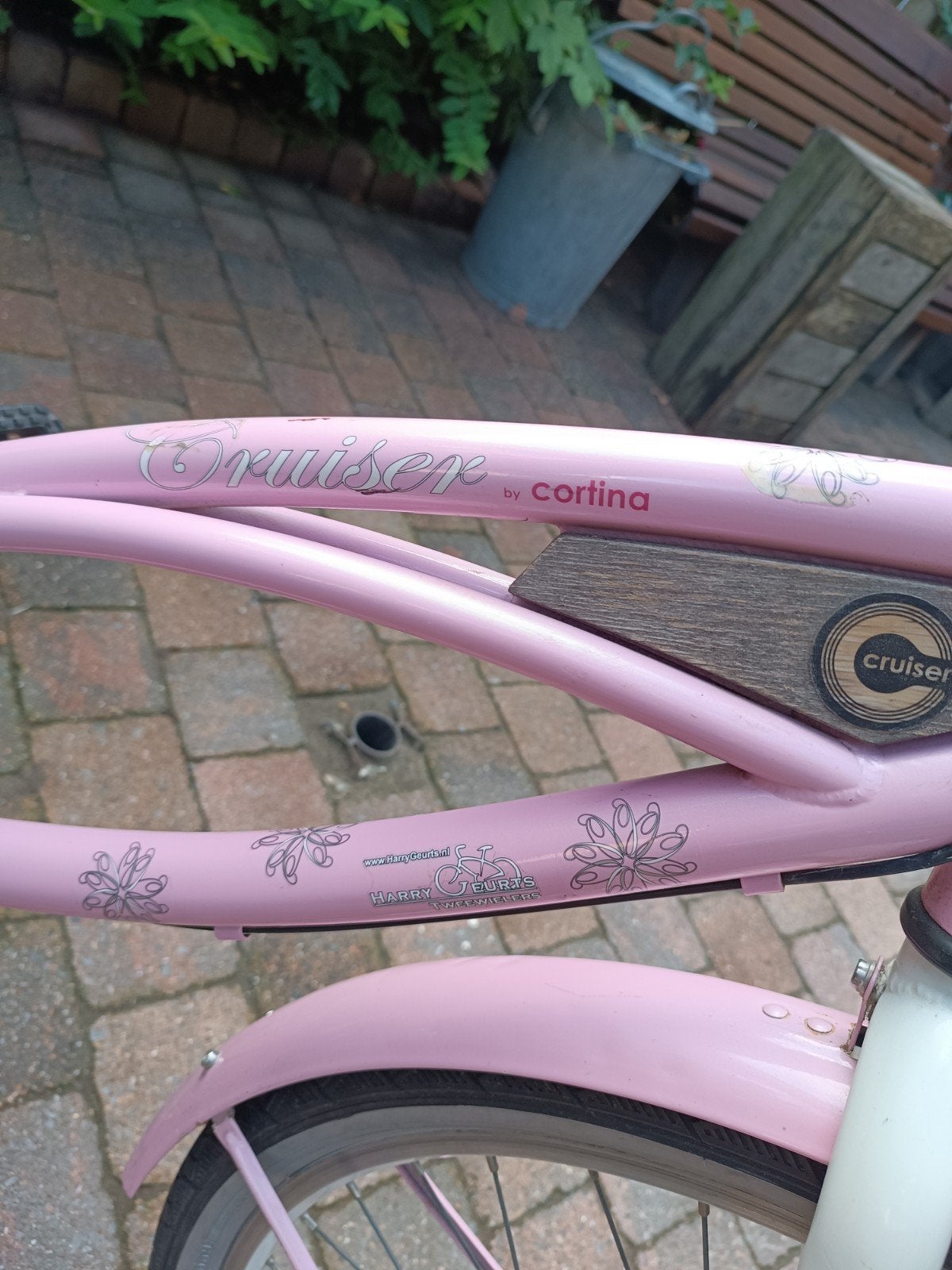 Cortina Cruiser 26 inch - Roze Damesfiets, Ophalen, Gebruikt, Staal, Cruiser