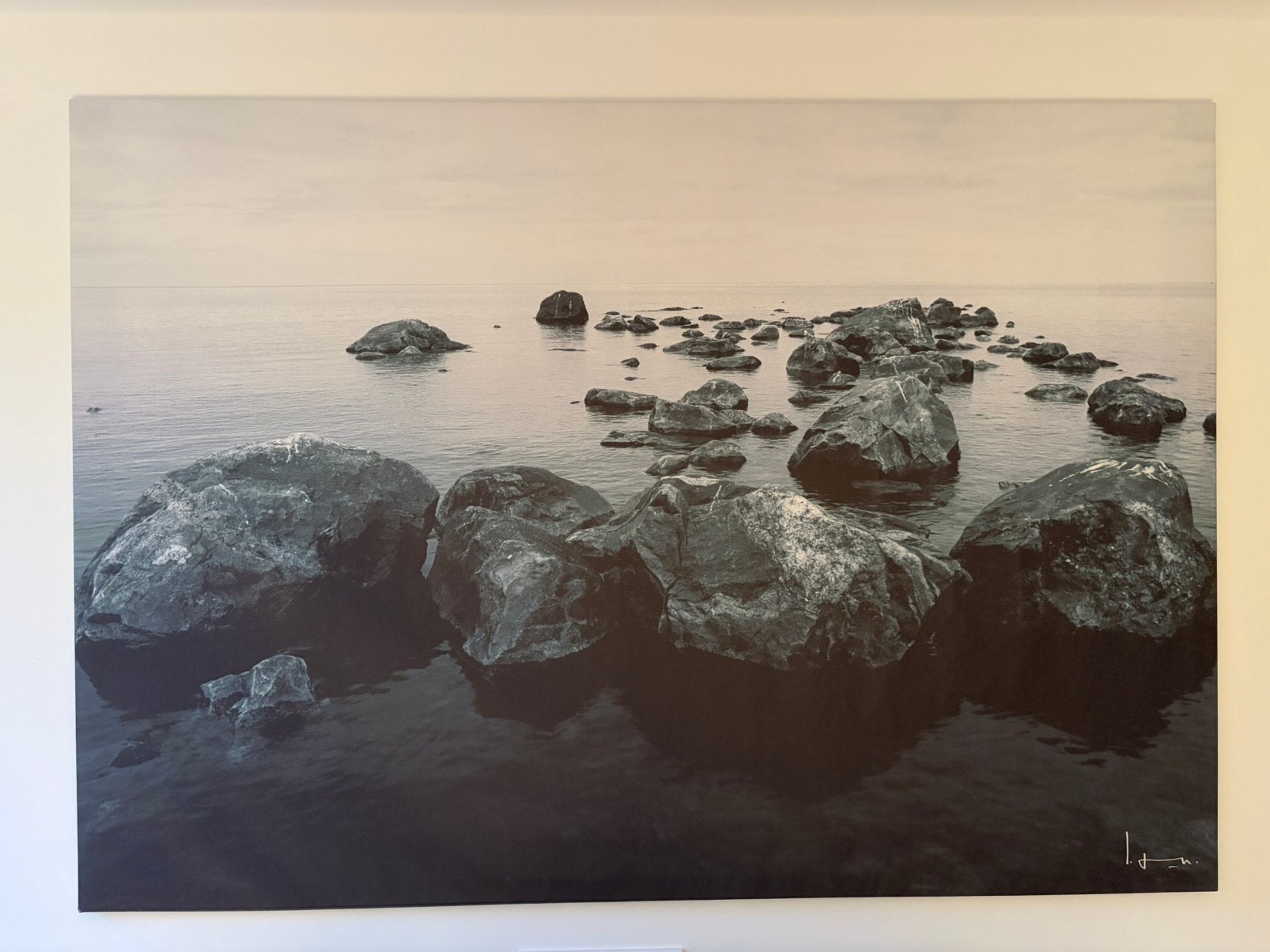 IKEA PREMIÄR Archipelago – Luc Pagès Canvas, Ophalen, Zo goed als nieuw, 125 cm of meer, Foto of Poster