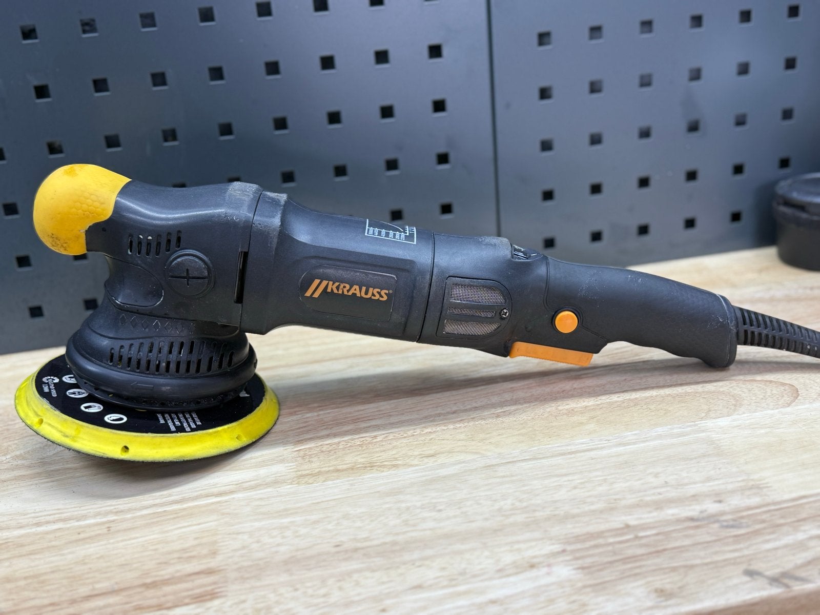 Krauss Shinemaster S15 Excentrische Polijstmachine 1000W, Doe-het-zelf en Verbouw, Gereedschap | Schuurmachines, Gebruikt, Excentrische schuurmachine