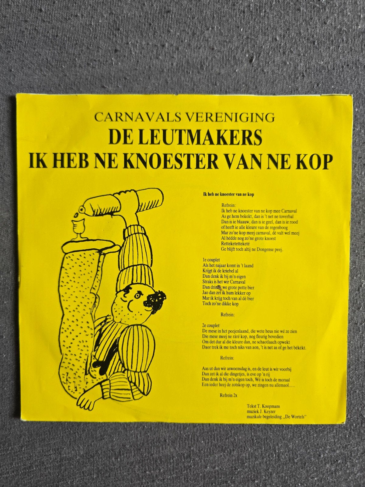Carnaval single 1, Ophalen of Verzenden, Gebruikt, Nederlandstalig