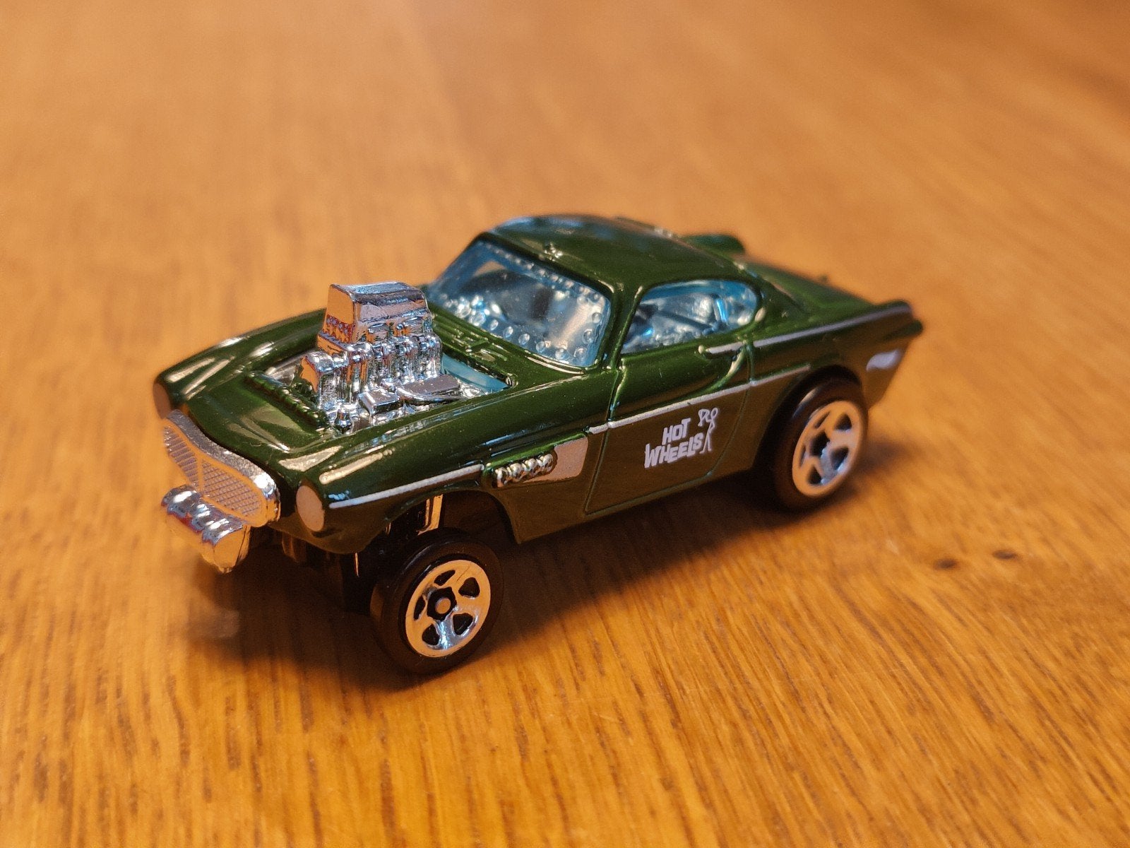 Hot Wheels Volvo P1800 Gasser GROEN, Ophalen of Verzenden, Zo goed als nieuw, Auto