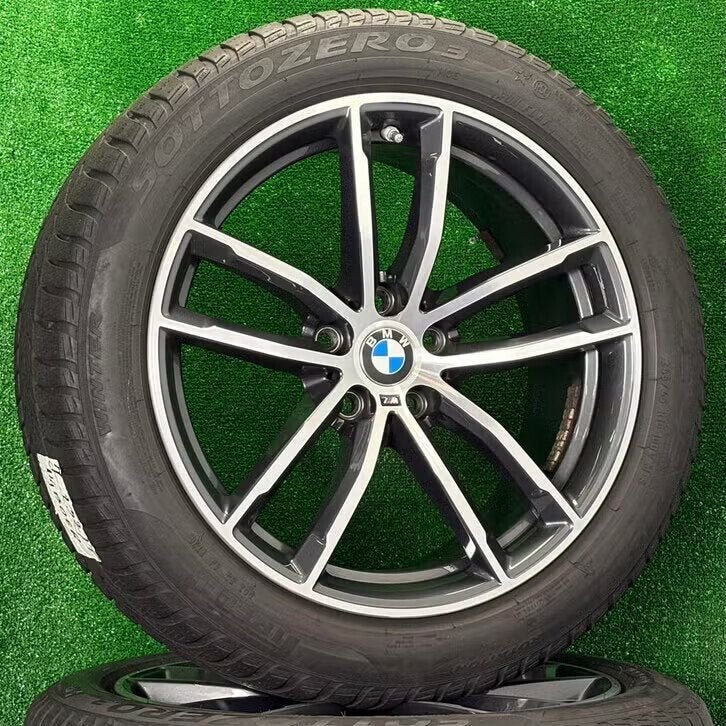 Originele 18 inch BMW 662M velgen winterbanden 5-serie g30, 18 inch, Banden en Velgen, Germany, Info@bmw.com