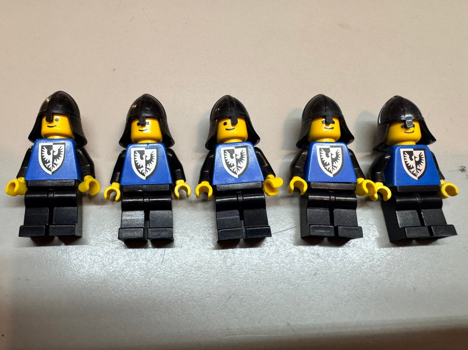 5x vintage black falcon, Ophalen of Verzenden, Gebruikt, Castle