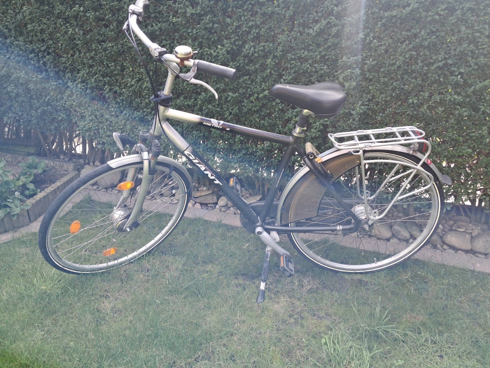 Giant Metro herenfiets  STATIONSFIETS, Fietsen en Brommers, Ophalen, Gebruikt, Velgrem, Versnellingen