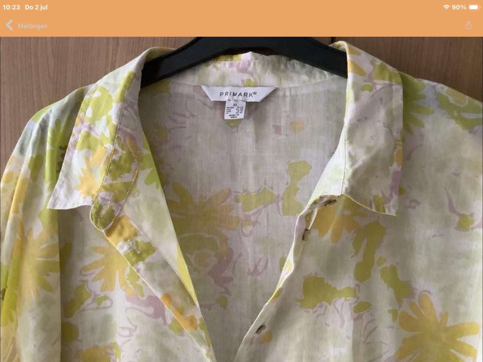 blouse met bloemenprint, maat XL., Kleding | Dames, Blouses en Tunieken, Verzenden, Zo goed als nieuw, Maat 46/48 (XL) of groter