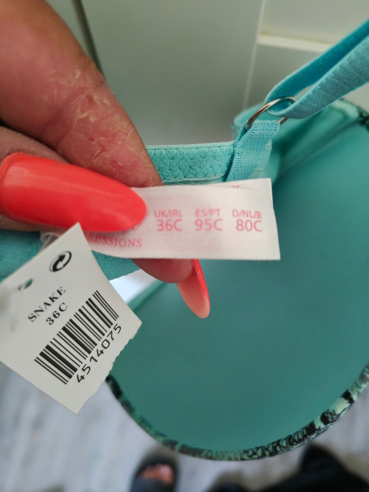 puch up bh aqua blauw maat 85 b of 80 c, Ophalen of Verzenden, Blauw, BH