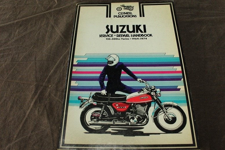 Suzuki 125 - 500 twins 1964 - 1974 repair handbook manual, Motoren, Handleidingen en Instructieboekjes, Ophalen of Verzenden, Suzuki