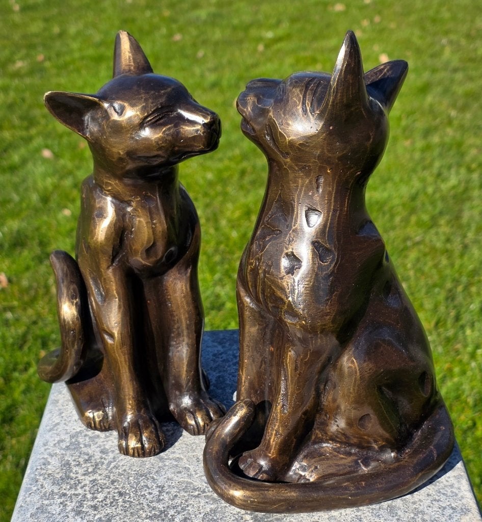 POEZEN DIE ELKAAR KOPJES GEVEN, Tuin en Terras, Tuinbeelden, Dierenbeeld, Nieuw, Info@huisentuindecoratiemarie.nl, Huis en tuin decoratie marie