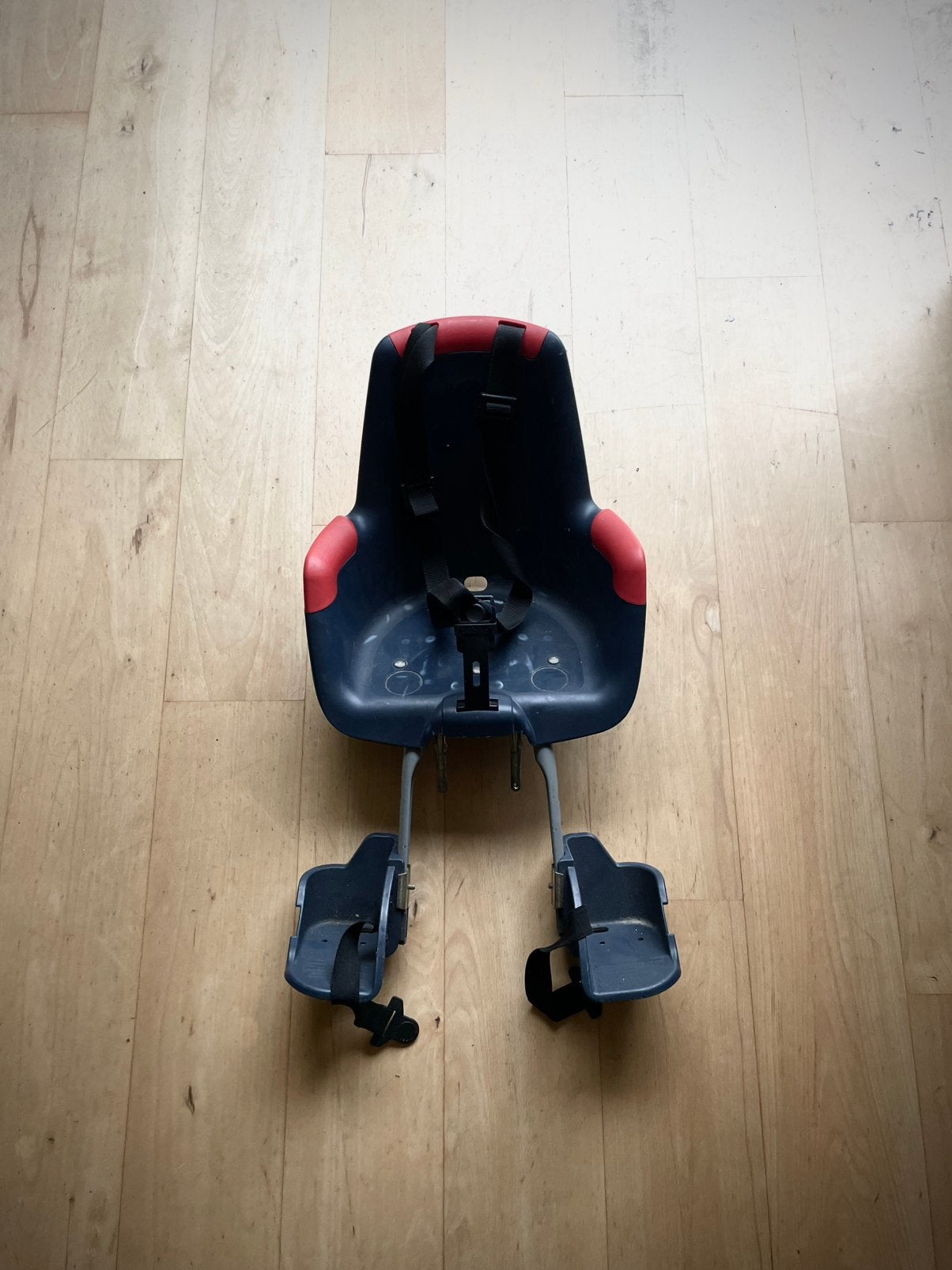 Bobike Mini S blauw zitje voor, Voetsteuntjes, Voorzitje, Ophalen of Verzenden, Zo goed als nieuw