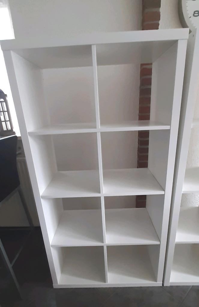 Ikea kallax Vakkenkast 2x4 vakken  wit, Ophalen, Zo goed als nieuw