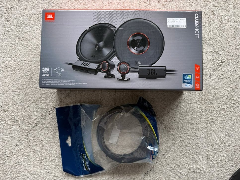 JBL CLUB64CTP Car Audio Speakerset + Accessoires, Ophalen of Verzenden, Nieuw