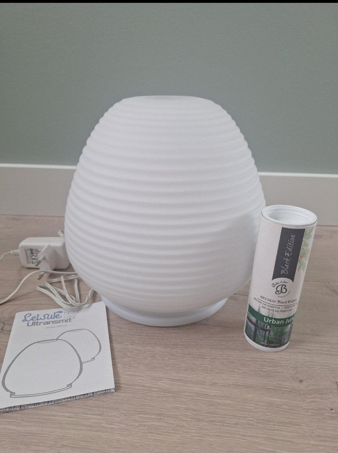 nieuwe Leisure Ultransmit Aroma Diffuser, Ophalen of Verzenden, Nieuw, Glas, Wit