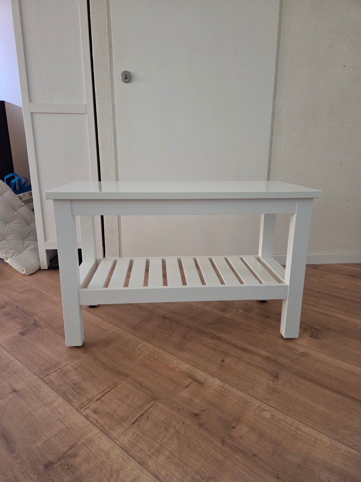 Ikea Hemnes bankje met opbergruimte, Huis en Inrichting, Stoelen, Ophalen, Gebruikt, Modern, Scandinavisch, Wit