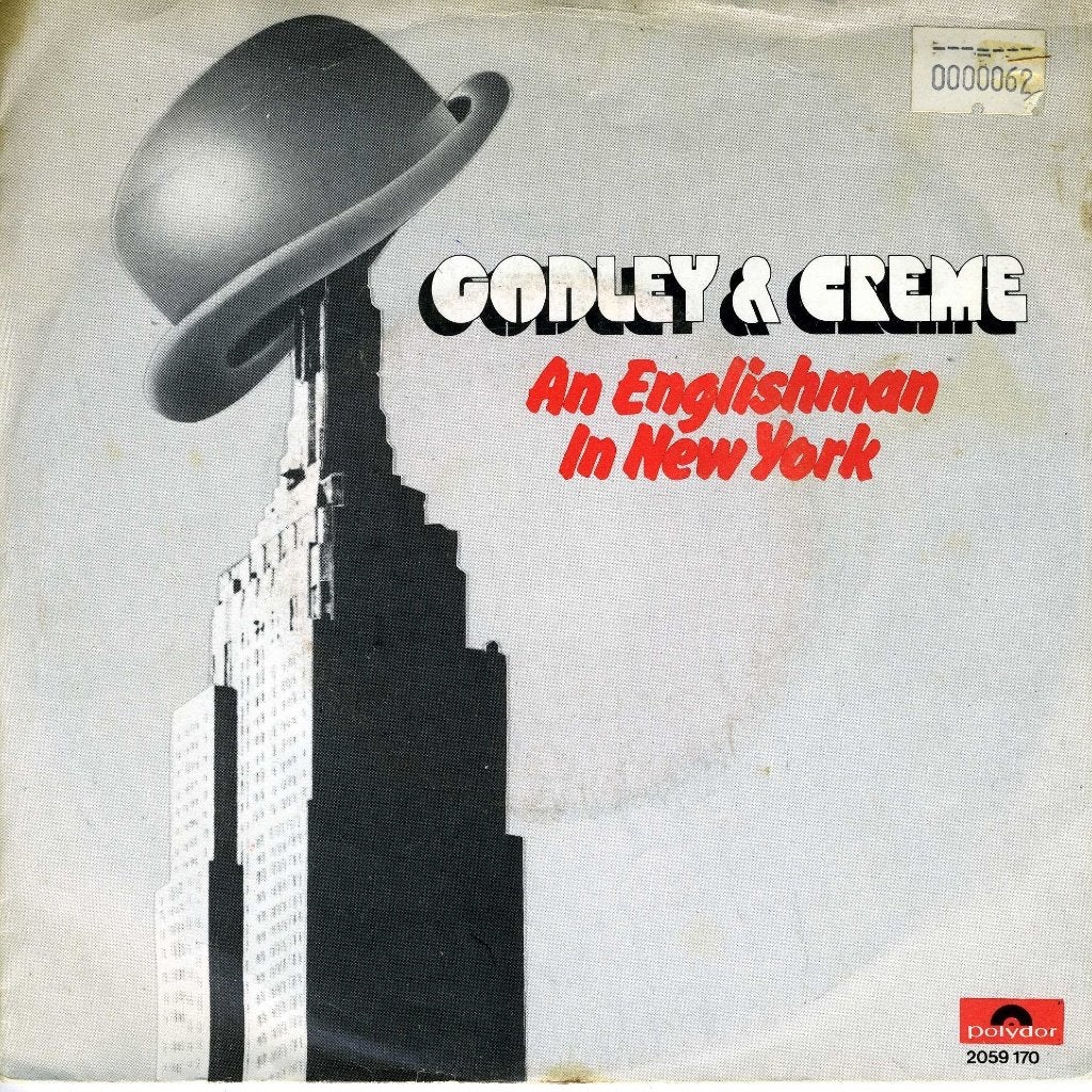 S Godley & Creme (10CC) An Englishman In New York, Cd's en Dvd's, Gebruikt, Verzenden, 7 inch, Beschermende buitenhoes