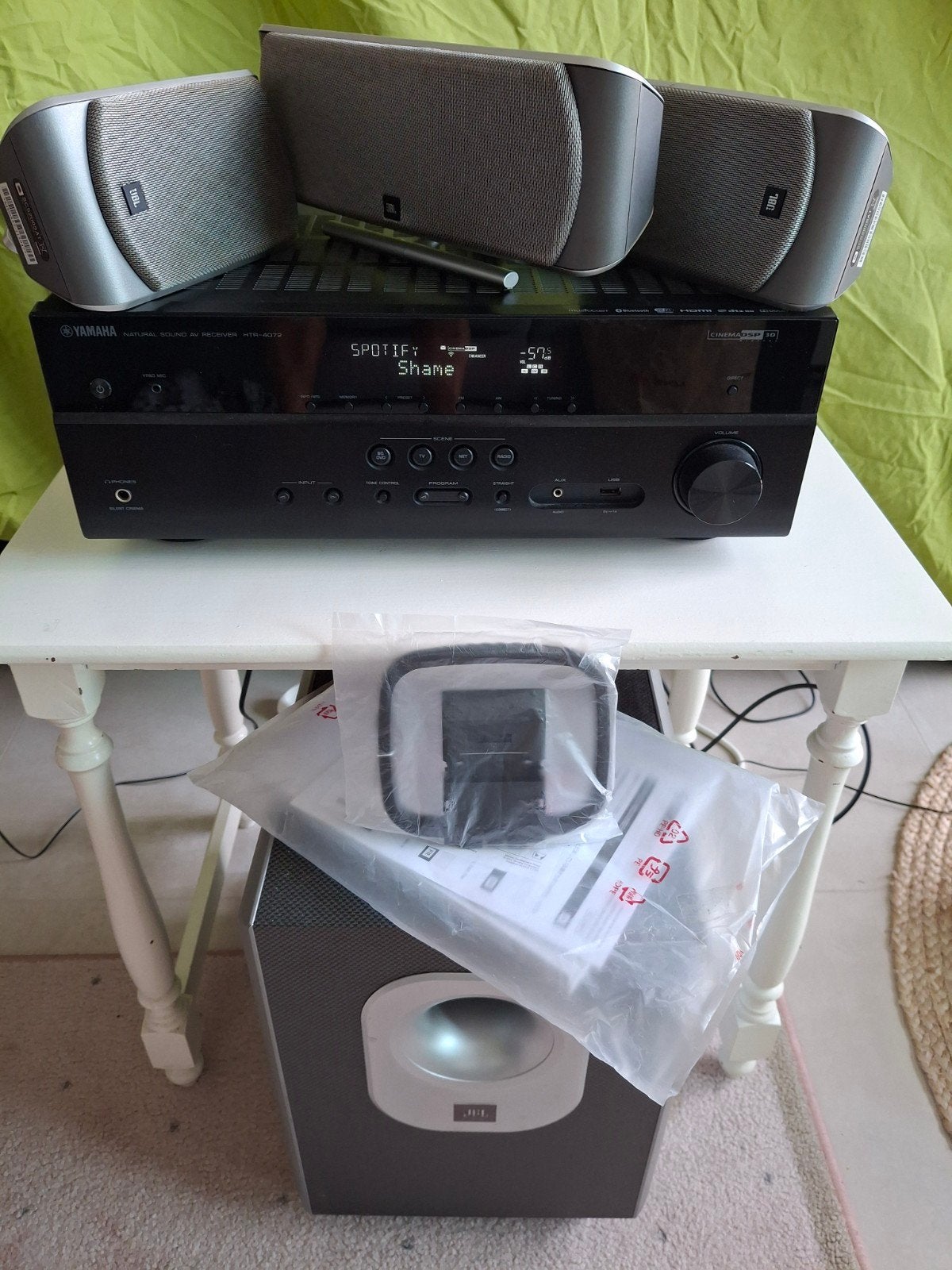 Yamaha MusicCast HTR-4072 met gratis 3.1 JBL, Audio, Tv en Foto, Versterkers en Receivers, Gebruikt, 5.1, 120 watt of meer, Yamaha