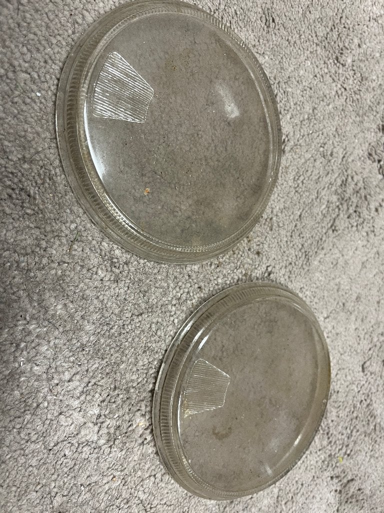 2x Koplamp glas 12,5 cm, Ophalen of Verzenden, Gebruikt, Koplamp