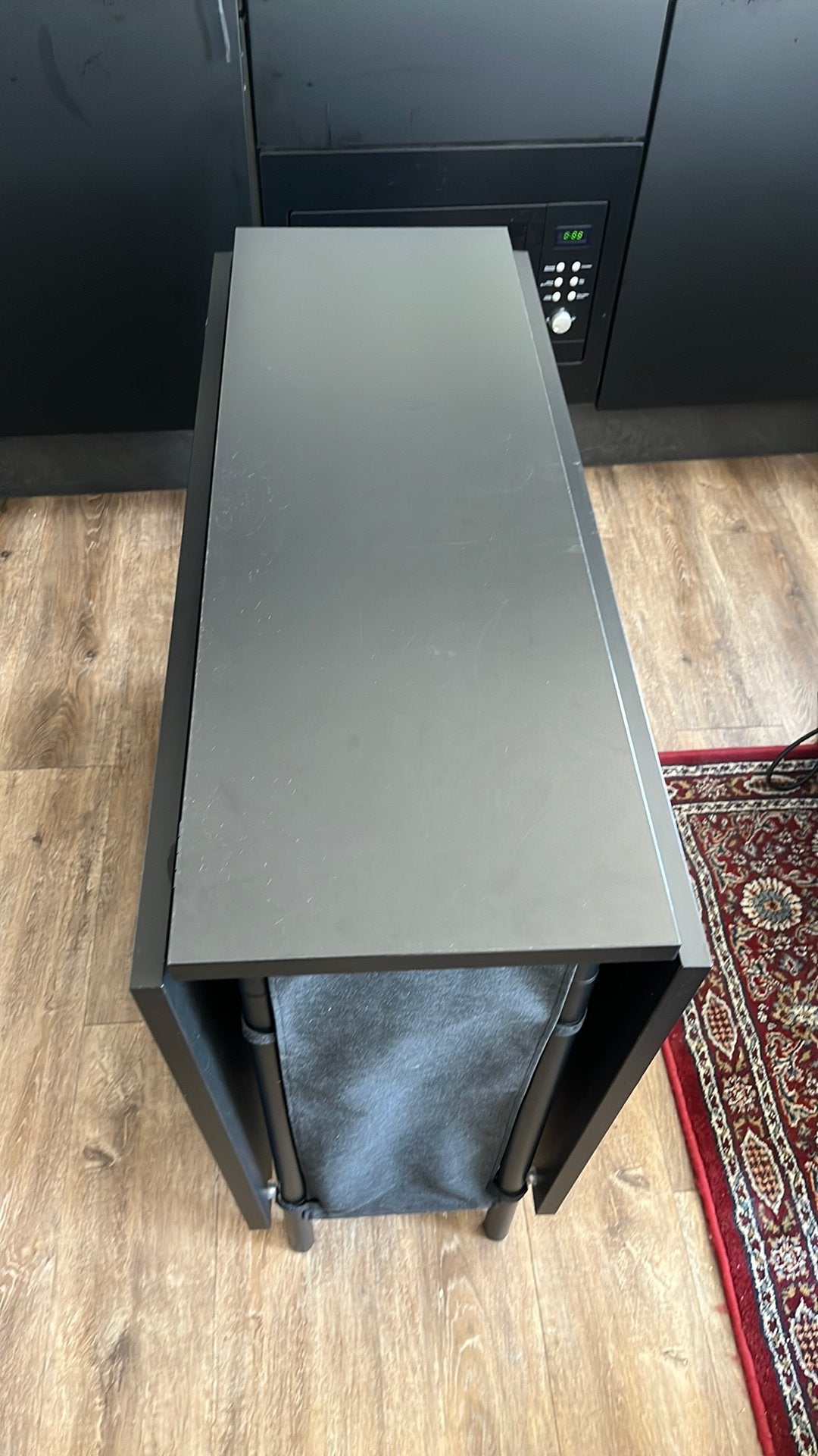 inklapbare tafel, Ophalen