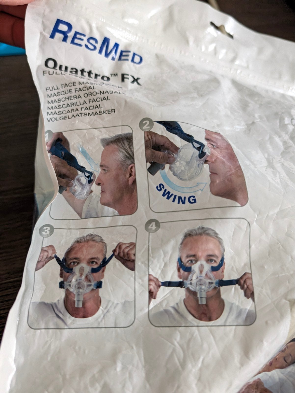 resmed quattro FX S nieuw cpap masker, Diversen, Ophalen of Verzenden, Nieuw