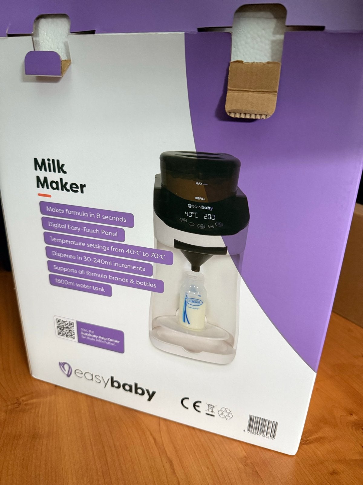 Easybaby Milk Maker - Flessenmaker voor babyvoeding, Ophalen, Nieuw, Flessenmaker, Easybaby