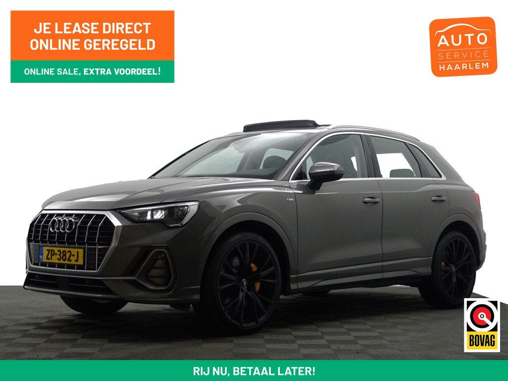 Audi Q3 35 TFSI S Line Aut- Panoramadak, CarPlay, Android Au, Auto's, Audi, 4 cilinders, 150 pk, Bedrijf, 1470 kg