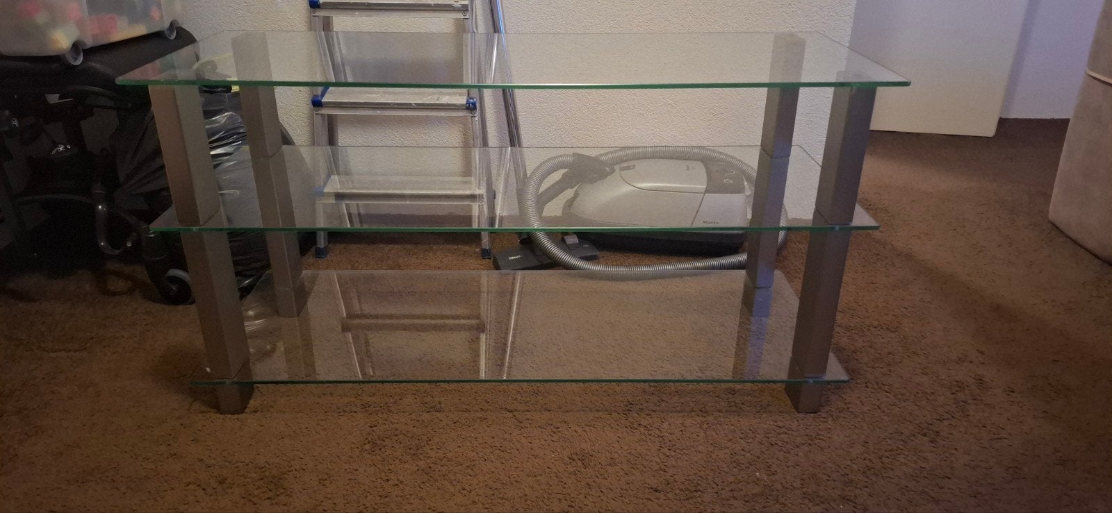 tv meubel, Ophalen, Gebruikt, Glas, 25 tot 50 cm