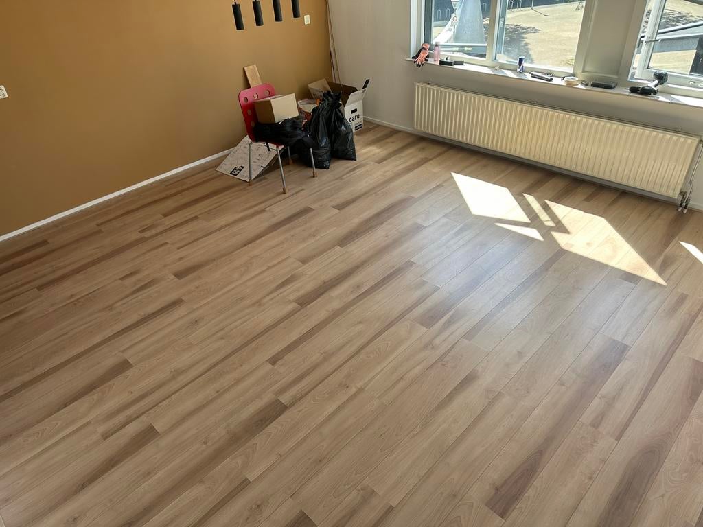 Bruynzeel laminaat ruim 40m2, Ophalen, Gebruikt, 50 tot 150 cm, 10 m² of meer