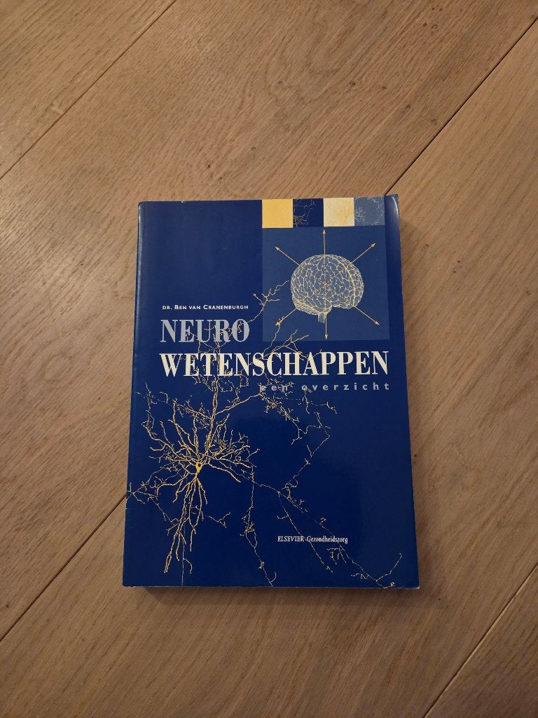 Neurowetenschappen, een overzicht, Boeken, Dr. Ben van Cranenburgh, Zo goed als nieuw, Beta, HBO