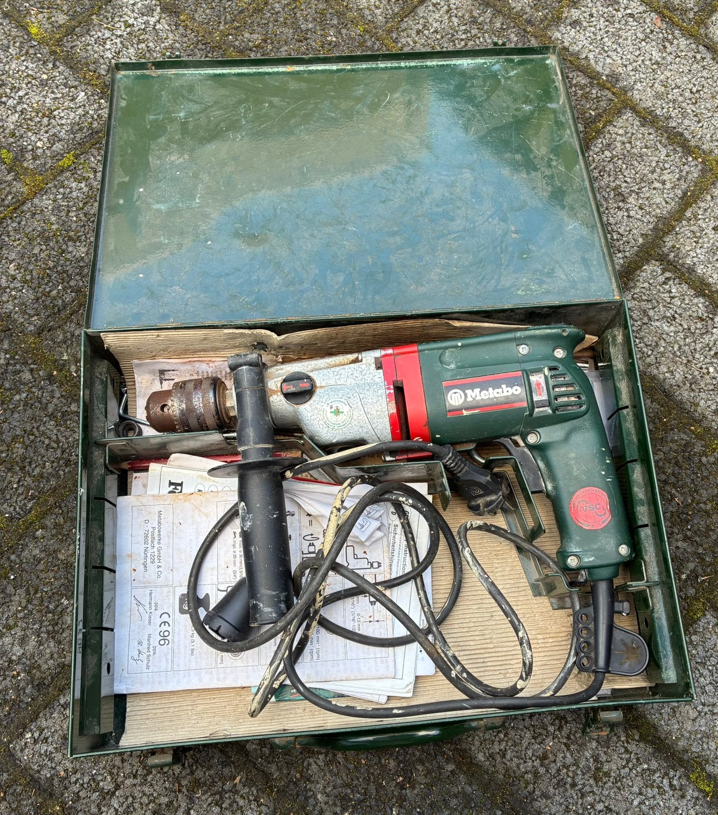 Metabo klopboormachine SBE800-2, Boormachine, Ophalen of Verzenden, Klopboormechanisme, Gebruikt