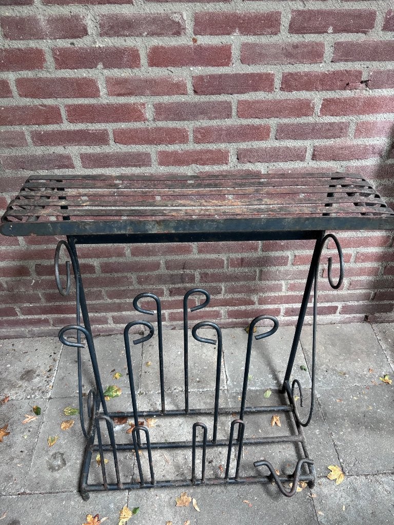 Schoenenrek ijzer, Ophalen