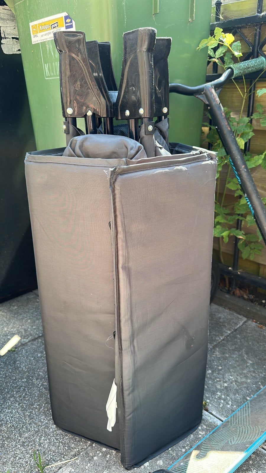 Handig campingbedje - Ideaal voor onderweg!, Ophalen, Gebruikt, 140 tot 160 cm, 70 tot 85 cm