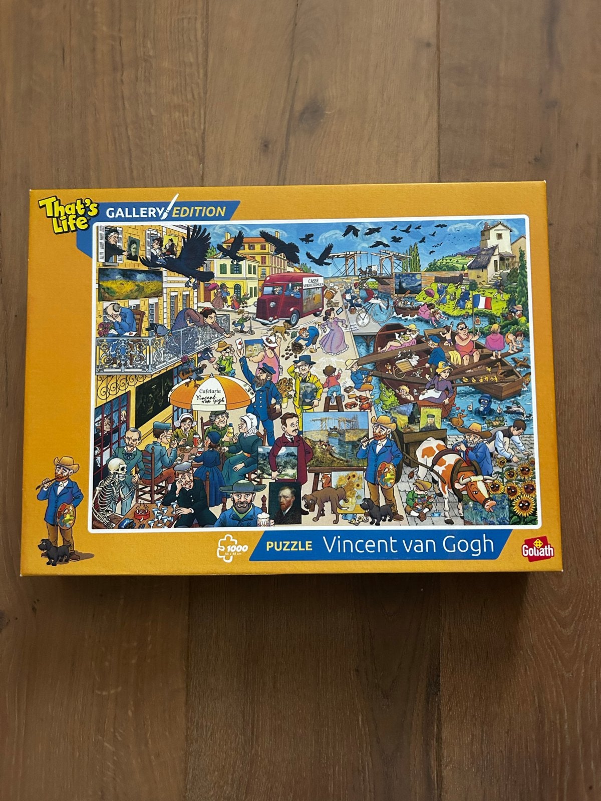 That's Life Gallery Edition Vincent van Gogh Puzzel 1000 stu, Ophalen of Verzenden, 500 t/m 1500 stukjes, Zo goed als nieuw, Legpuzzel