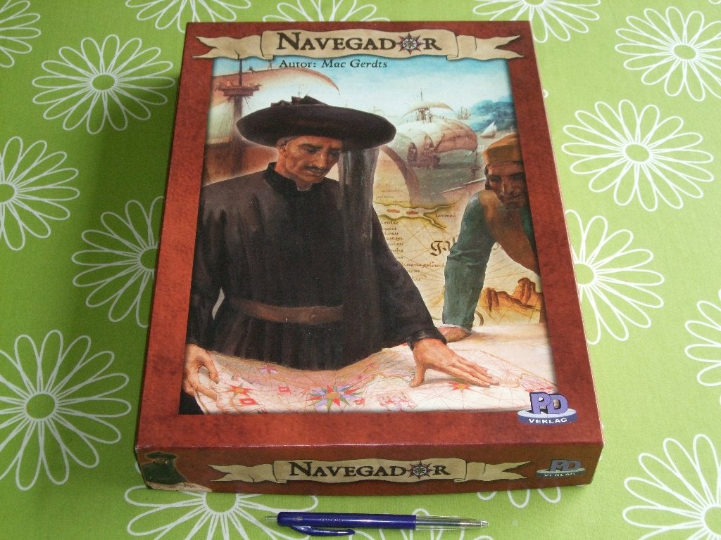 Navegador - Duits strategisch bordspel, Vijf spelers of meer, Ophalen of Verzenden, Zo goed als nieuw
