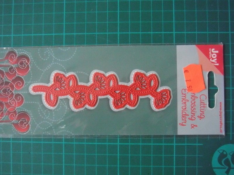 Nieuwe snijmal Joy! borduur voor cuttlebug, Ophalen of Verzenden, Nieuw, Overige thema's, Pons of Mal