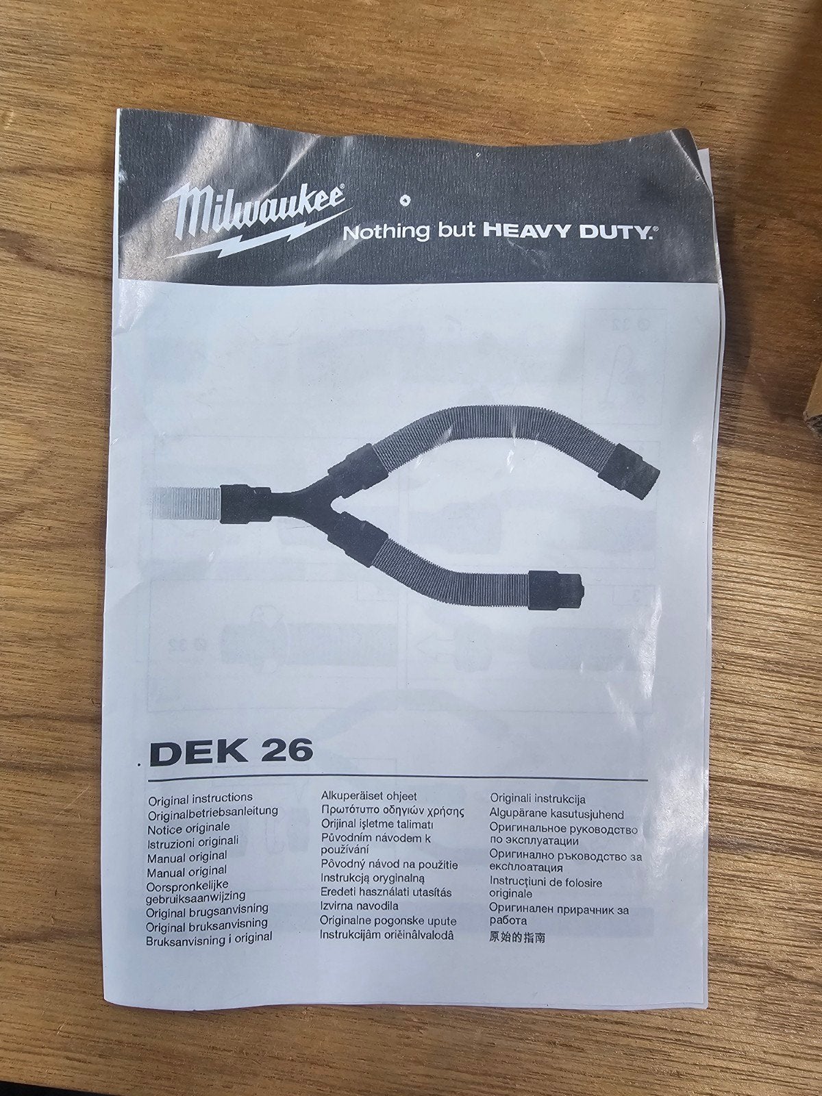 Nieuwe Milwaukee DEK26 Afzuigkap voor verstekzaag MS 216, Ophalen of Verzenden