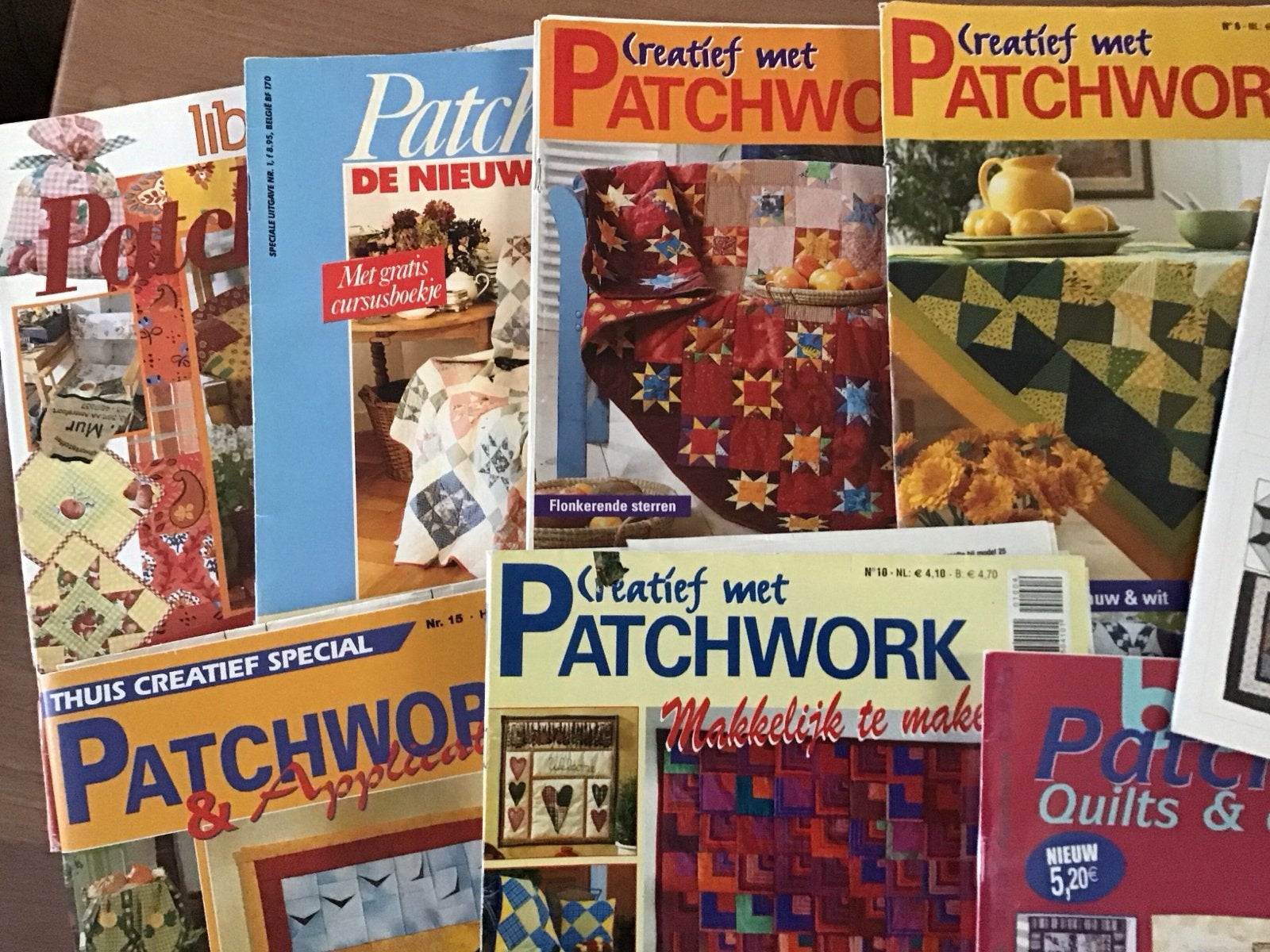 Patchwork & Applicatie Tijdschriften met patronen, Hobby en Vrije tijd, Naaien en Fournituren, Ophalen of Verzenden, Gebruikt