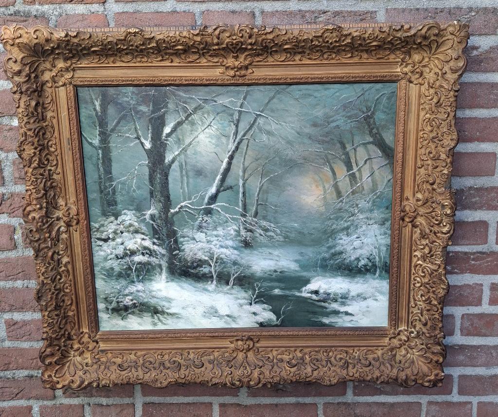 prachtig winterlandschap, Ophalen of Verzenden
