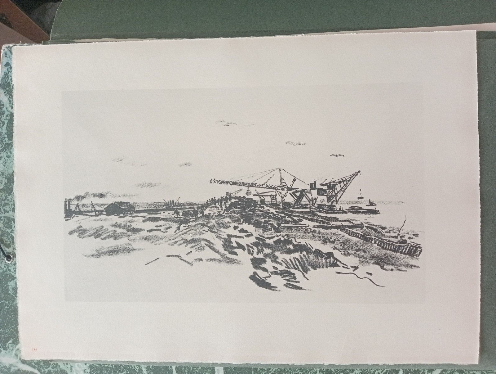 Dirk Nijland lichtdruk 1932, Ophalen of Verzenden, Voor 1940, Gebruikt