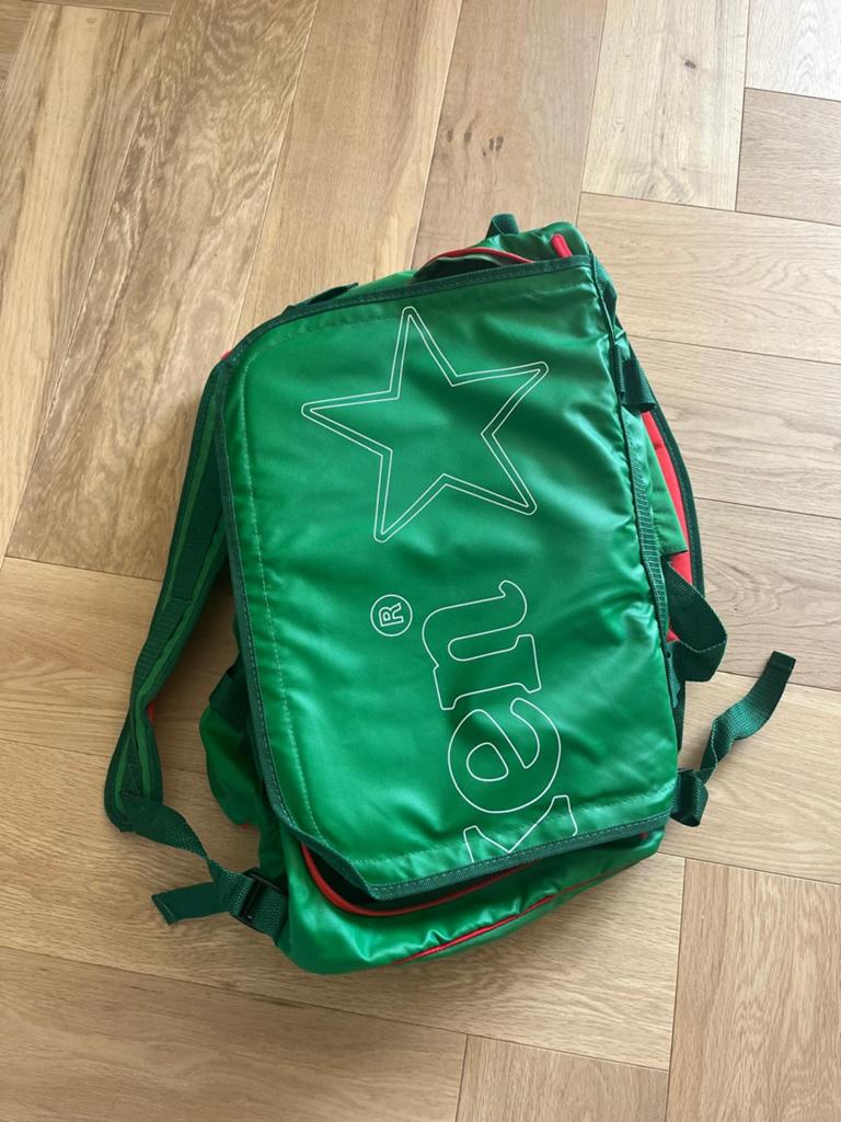 Heineken weekendtas - NIEUW, Ophalen of Verzenden, Nieuw, Groen, Rugtas
