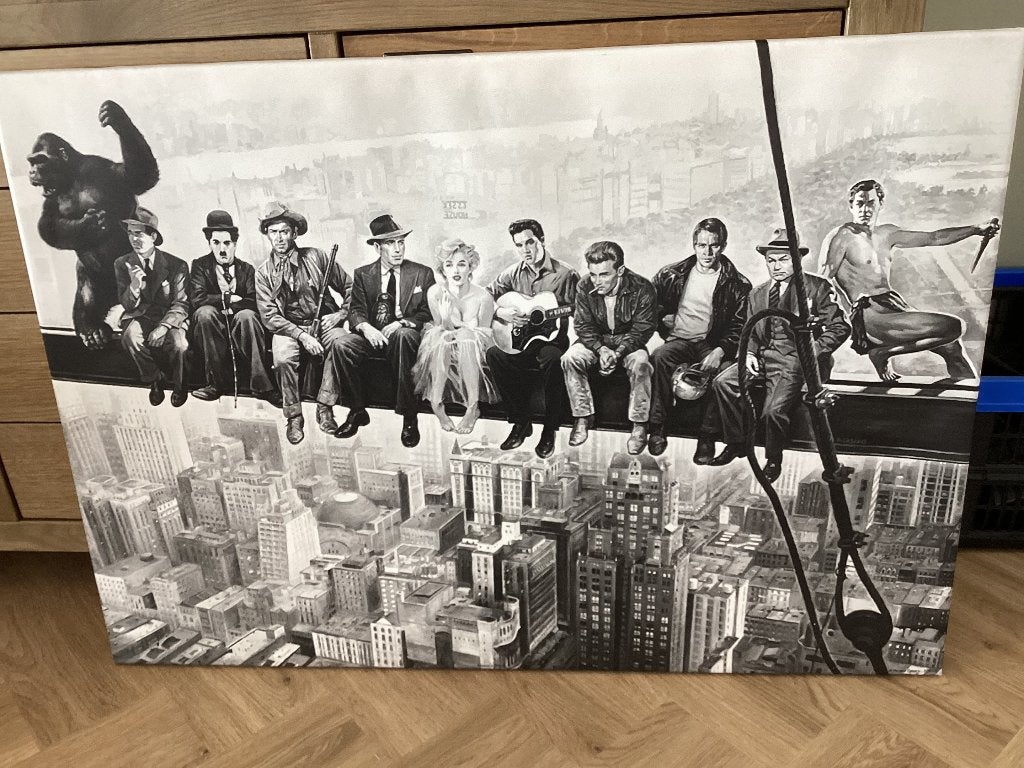 Hollywood stars schilderij, Ophalen, Zo goed als nieuw