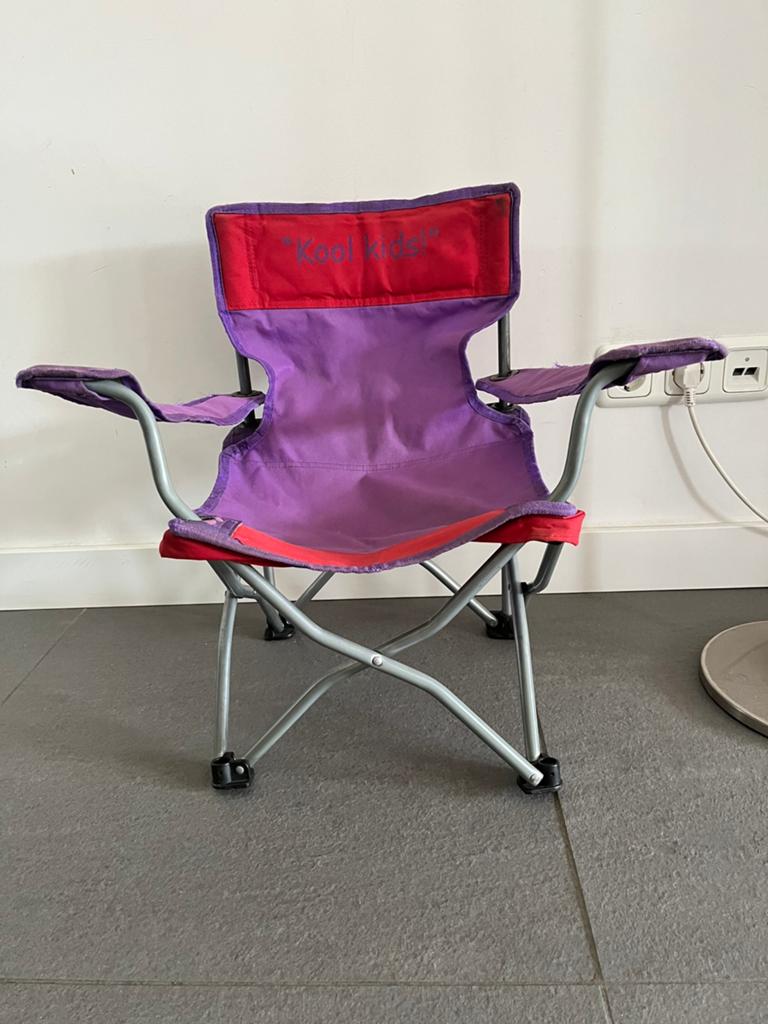 Kinder camping stoel T.E.A.B, Caravans en Kamperen, Kampeermeubelen, Ophalen, Zo goed als nieuw, Campingstoel