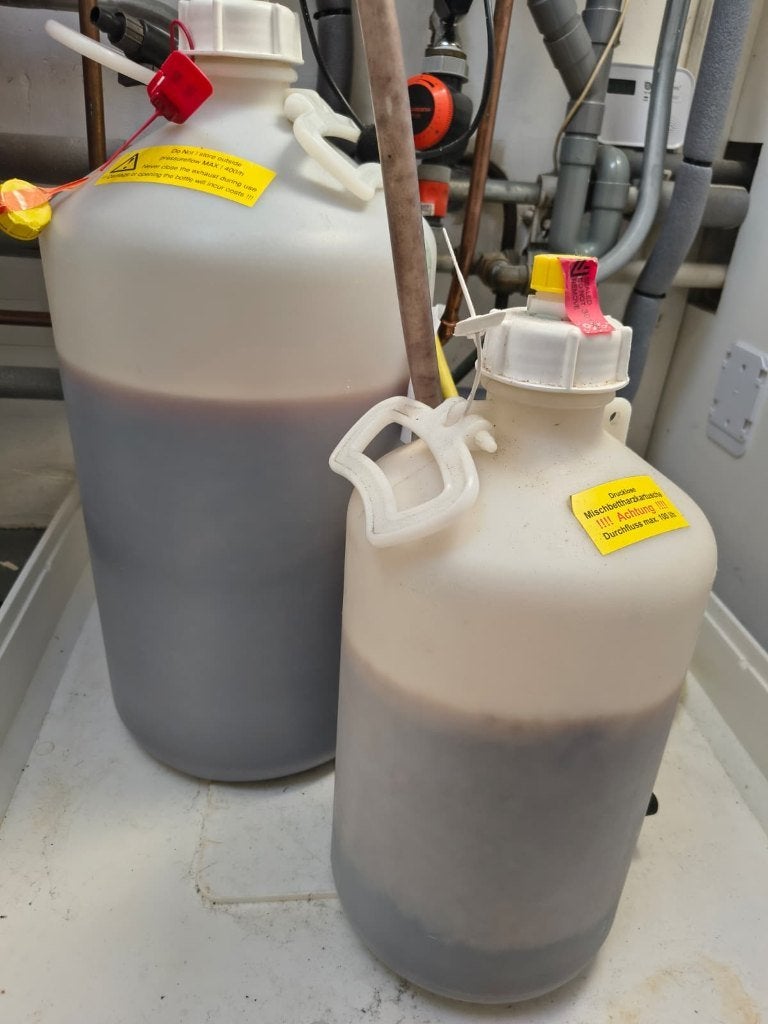 25ltr & 10ltr Mixbed Ionenwisselaars inc TDS meter, Ophalen, Inclusief controller, Gebruikt, Filter