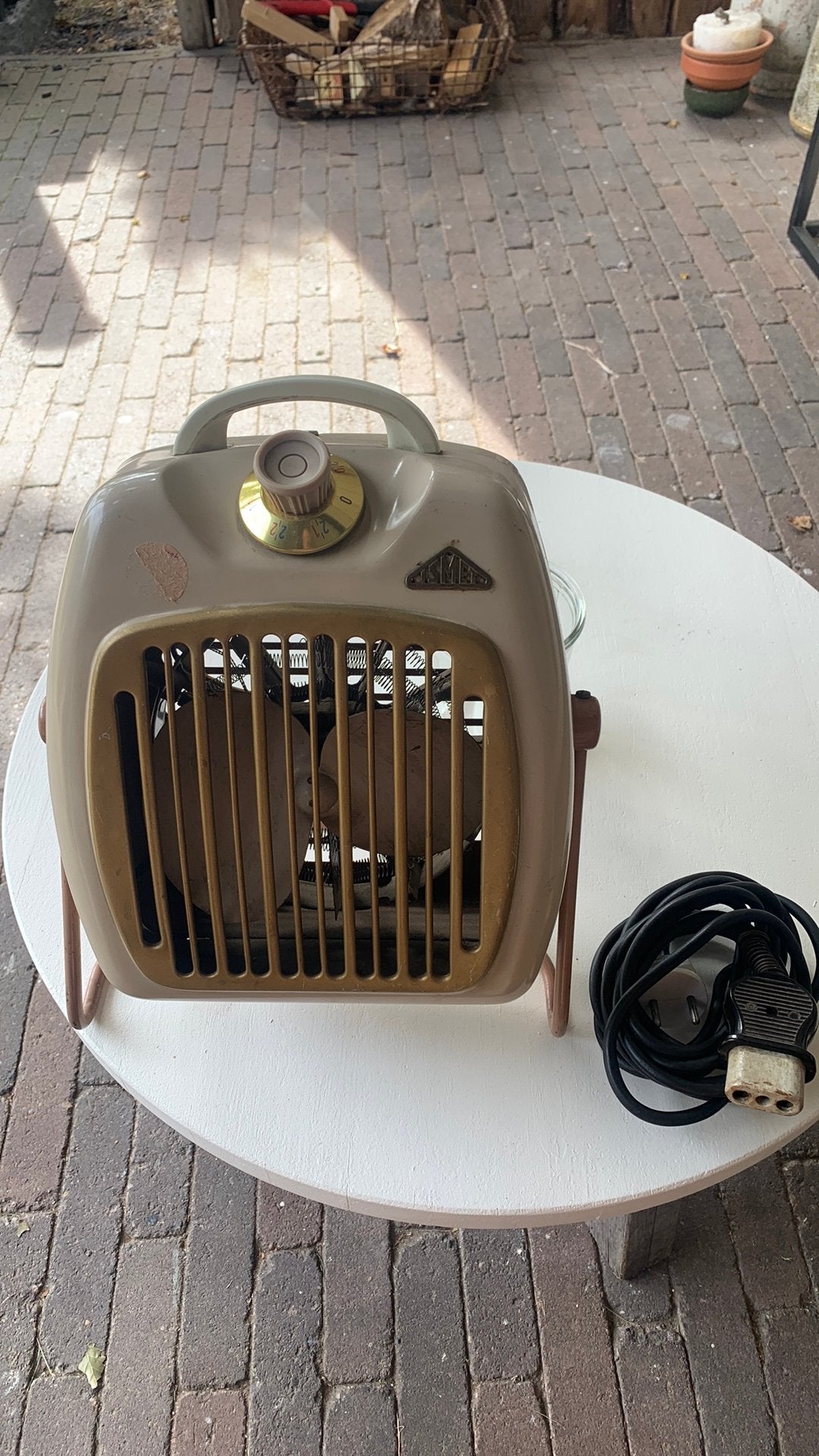 Oude Ventilator merk Ismet, Ophalen