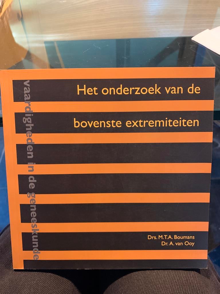 Het onderzoek van de bovenste extremiteiten - Geneeskunde, Boeken, Studieboeken en Cursussen, Gelezen, HBO, Beta, Ophalen of Verzenden