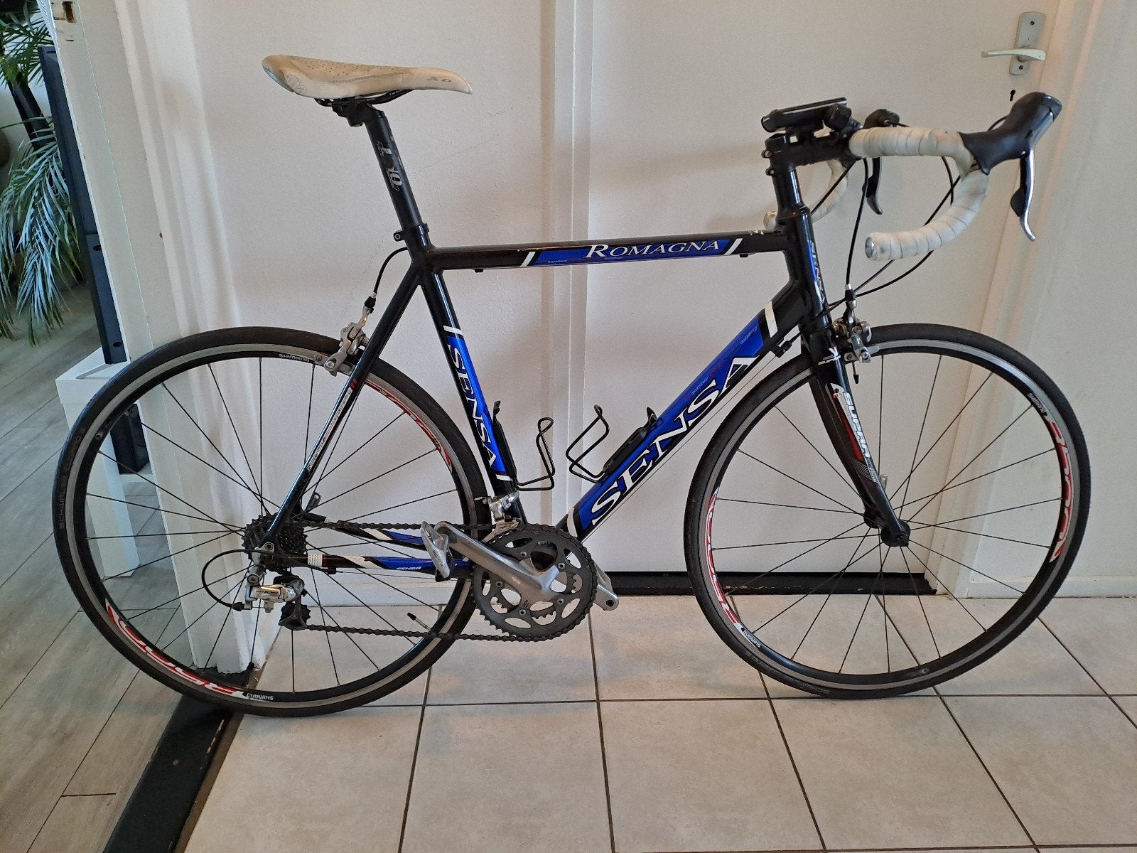 Sensa Romagna racefiets met Shimano 105, framemaat 56, Fietsen en Brommers, 28 inch, Gebruikt, Aluminium, Meer dan 20 versnellingen