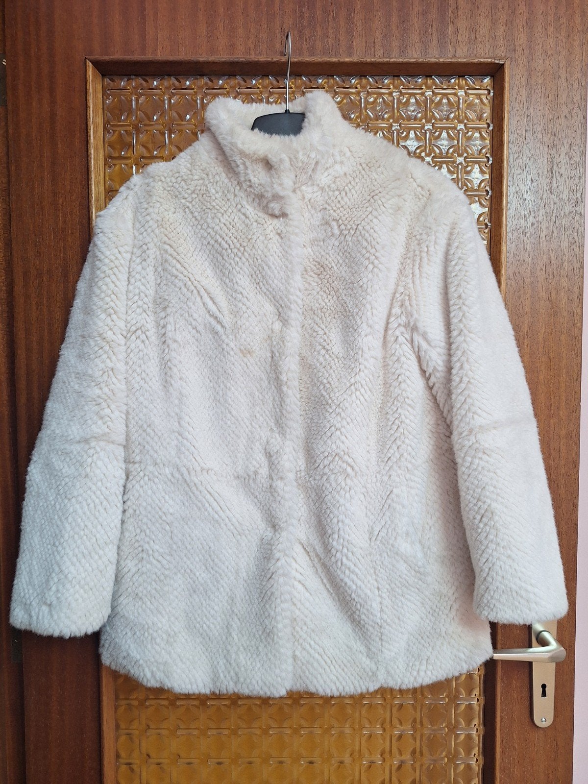 Guess teddy jas, Maat 38/40 (M), Guess, Beige, Ophalen of Verzenden
